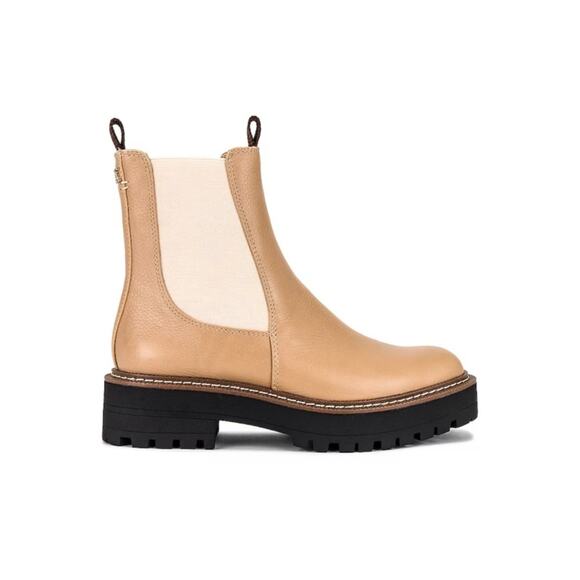 Sam Edelman Shoes - NIB Sam Edelman Laguna Lug Sole Chelsea Boots in Sesame sz 9